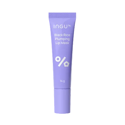 Black Rice Plumping Lip Mask | INGU Skin